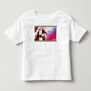 Pour Les Tous Petits T-shirt blanc HAMbWG - Père Noël