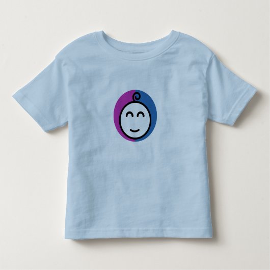 Pour Les Tous Petits T-shirt bleu bébé (12M-5T) (Devant)