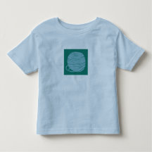 T-Shirt bleu clair avec balle de fil