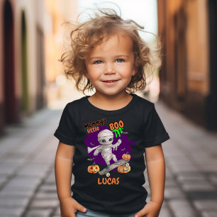 Pour Les Tous Petits T-Shirt Citrouille de skateboard de la marmite