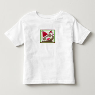 Pour Les Tous Petits T-shirt d'anniversaire de singe de chaussette