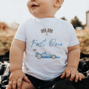 Pour Les Tous Petits T-shirt de 1er anniversaire 'Bolide Rapide'