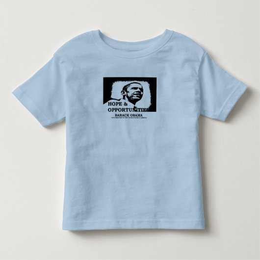 POUR LES TOUS PETITS T-SHIRT DE BARACK OBAMA (Devant)