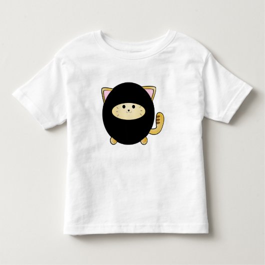 Pour Les Tous Petits T-shirt de chat de Ninja (Devant)
