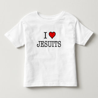 Pour Les Tous Petits T-shirt de jésuites de coeur de l'enfant en bas