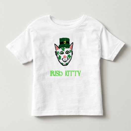 Pour Les Tous Petits T-shirt de Kitty d'Irlandais (Devant)