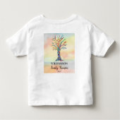 Pour Les Tous Petits T-shirt de l'arbre généalogique de la Réunion fami (Dos)