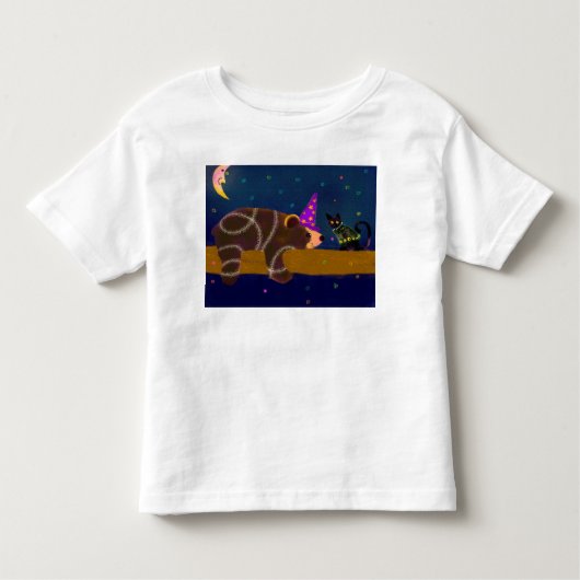Pour Les Tous Petits T-shirt de l'assistant d'Halloween avec ours et ch (Devant)