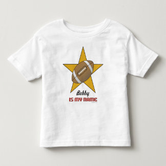 Pour Les Tous Petits T-shirt de l'étoile de football personnalisée de T