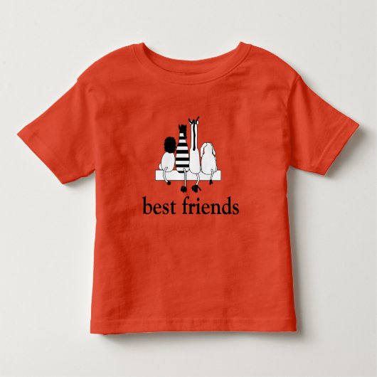 Pour Les Tous Petits T-shirt de meilleurs amis (Devant)