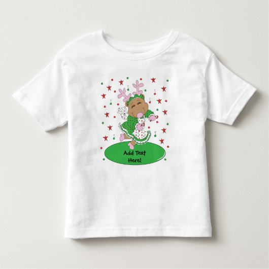 Pour Les Tous Petits T-Shirt de Noël Toddler Fine Jersey (Devant)