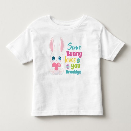 Pour Les Tous Petits T-shirt de Pâques Baby Bunny Toddler (Devant)