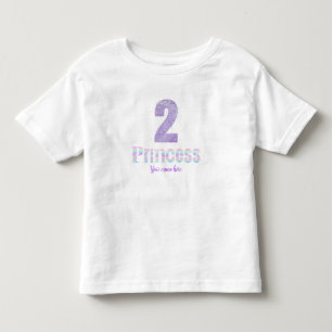 Pour Les Tous Petits T-Shirt de Princesse d'Anniversaire avec Nom