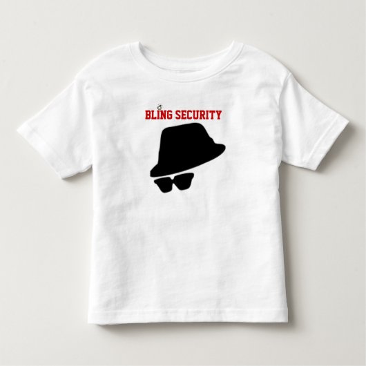 Pour Les Tous Petits T-shirt de sécurité de bling et de mariée (Devant)