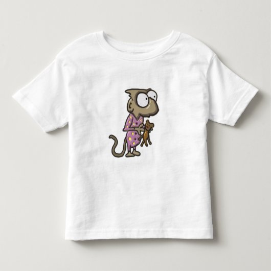 Pour Les Tous Petits T-shirt de singe de pyjama (Devant)