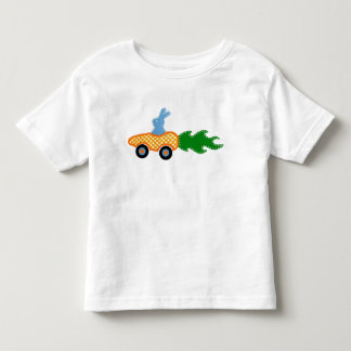 Pour Les Tous Petits T-shirt de voiture de carotte de lapin