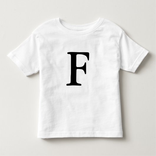 Pour Les Tous Petits T-shirt décoré d'un monogramme initial de la (Devant)