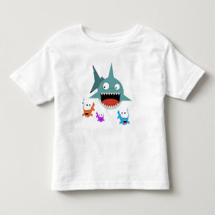 Pour Les Tous Petits T-shirt d'enfant en bas âge d'amusement de requin
