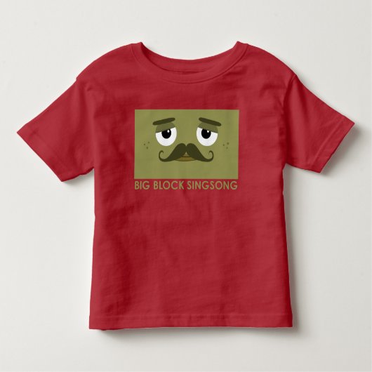 Pour Les Tous Petits T-shirt d'enfant en bas âge de BBSS Moustachios #2 (Devant)