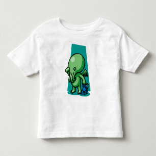 Pour Les Tous Petits T-shirt d'enfant en bas âge de Sleepytime Cthulhu