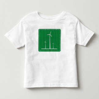 Pour Les Tous Petits T-shirt d'enfant en bas âge de turbine de vent