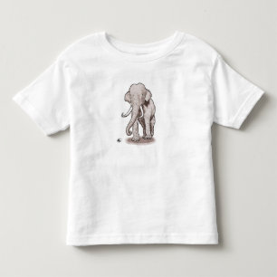 Pour Les Tous Petits T-shirt d'enfant en bas âge d'éléphant de