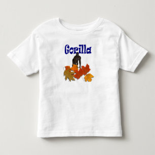 Pour Les Tous Petits T-shirt d'enfants d'animaux sauvages de gorille
