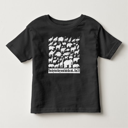 Pour Les Tous Petits T-shirt deux par deux (Devant)