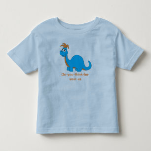 Pour Les Tous Petits t-shirt dinosaure bleu