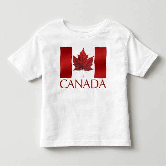 Pour Les Tous Petits T-shirt Drapeau Canada Tee - shirt bébé Canada (Devant)