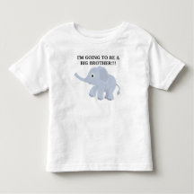 T-shirt éléphant mignon grand frère