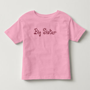 Pour Les Tous Petits T-shirt en jersey fin "Grande Sœur"