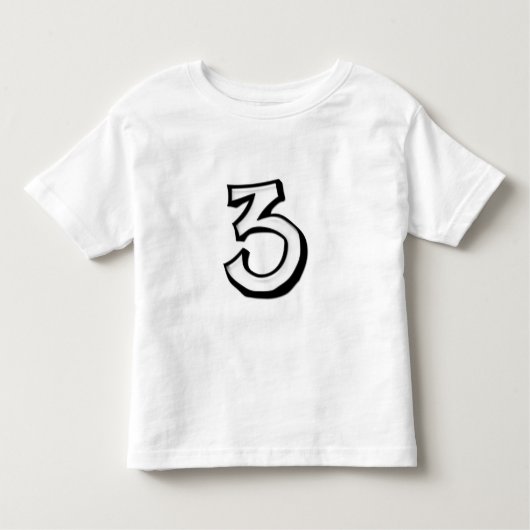 Pour Les Tous Petits T-shirt enfant blanc numéro 3 (Devant)