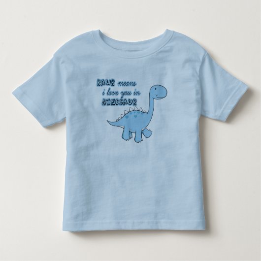 Pour Les Tous Petits t-shirt enfant dinosaure (Devant)