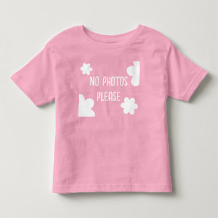 Pour Les Tous Petits T-shirt Enfants Mignons Pas de Photos S'il Vous Pl