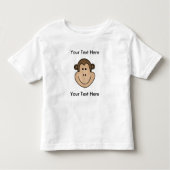Pour Les Tous Petits T-shirt FAIT SUR COMMANDE de SINGE (Devant)
