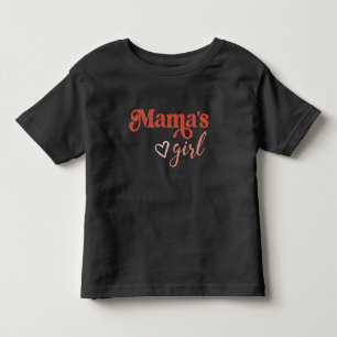 Pour Les Tous Petits T-shirt fille de maman mignonne Mère/Fille