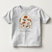 Pour Les Tous Petits T-shirt fille Fleur sauvage Boho (Devant)