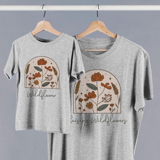 Pour Les Tous Petits T-shirt fille Fleur sauvage Boho