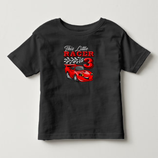 Pour Les Tous Petits T-shirt Funny 3rd Birthday Race Car