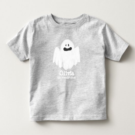 Pour Les Tous Petits T-shirt Ghost Kids Halloween Éffrayant (Devant)