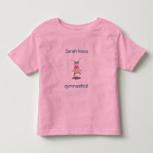 Pour Les Tous Petits T-shirt Girls Gymnastique