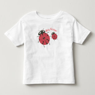 Pour Les Tous Petits T-shirt Grande Sœur - Thème coccinelle