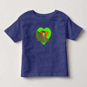 Pour Les Tous Petits T-shirt Grenouille Rouge Jouée