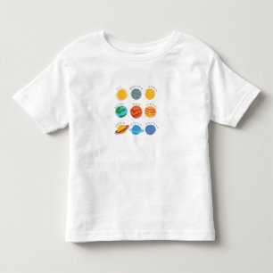 Pour Les Tous Petits T-shirt intelligent "système solaire "