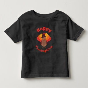 Pour Les Tous Petits T-shirt Joyeux Thanksgiving Dinde