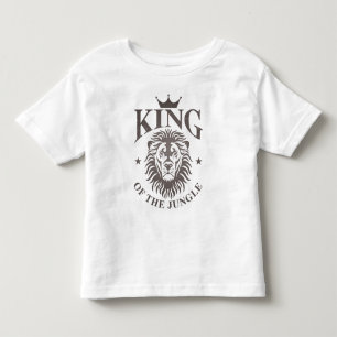 Pour Les Tous Petits T-shirt King Of The Jungle Toddler