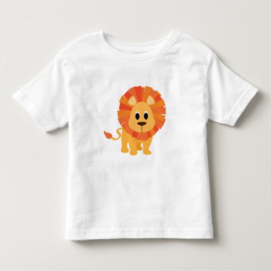 Pour Les Tous Petits T-shirt Lion mignon (Devant)