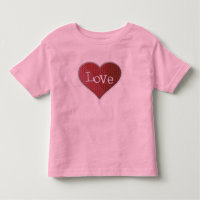 T-shirt Love Heart Toddler