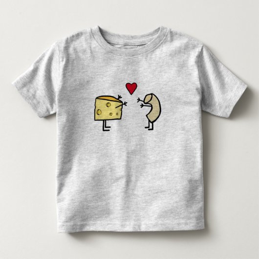 Pour Les Tous Petits T-shirt Macaroni et fromage Love (Devant)